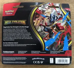 Mega Evolution Psyduck 3 Pack Blister Sealed New Pokemon - Image 2