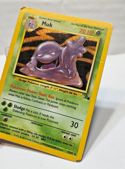 Muk 13/62 Holo Rare Unlimited Fossil Pokemon 853 - Image 4