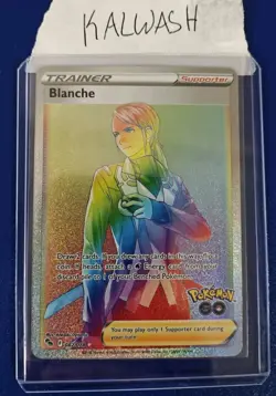 Blanche 082/078 Pokemon Go Secret Rare Near Mint Condition Unplayed - Image 1
