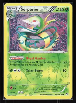Serperior Holo Pokemon Legendary Treasures: Radiant Collection RC3/RC25 MP - Image 1