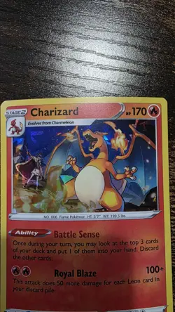 Charizard - 25/185 (Cracked Ice Holo) Holo Rare Deck Exclusives 025/185 Pokemon - Image 1