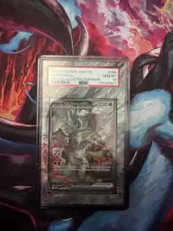Pokemon TCG Reshiram ex Special Illustration Rare Holo PSA 10 166/086 - Image 1