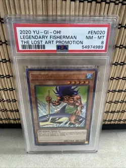 2020 Yu-gi-oh The Legendary Fisherman Lost Art Promotion LART-EN020 PSA 8 - Image 1