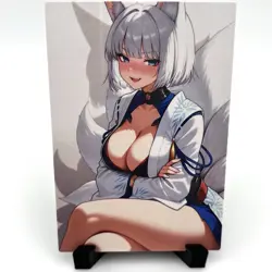 Azur Lane Kaga Sexy Hot Anime Waifu Girl Doujin Lewd Goddess Story ACG Art Card - Image 1
