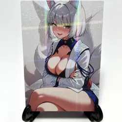 Azur Lane Kaga Sexy Hot Anime Waifu Girl Doujin Lewd Goddess Story ACG Art Card - Image 2