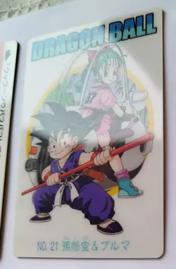 Bulma Dragon Ball One piece 40th Card Japan vintage Amada 1995 2003 1 Sealed x8 - Image 4