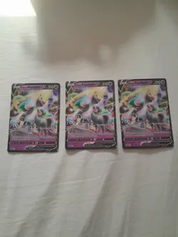 X3 Galarian Rapidash V Promo SWSH: Sword & Shield Promo Cards SWSH111 LP - Image 1