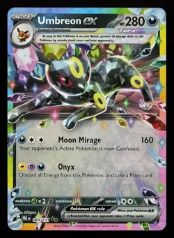 Umbreon ex 060/131 Holo Prismatic Evolutions Pokemon Card - Image 1