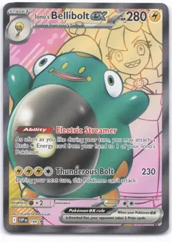 SV: Scarlet & Violet Promo Cards #194 Iono's Bellibolt ex - Image 1