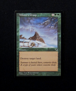 MTG WINTER'S GRASP Green Sorcery Tempest - Image 1