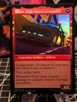 FOIL Slicer, Hired Muscle Universes Beyond: Transformers NM - Image 2