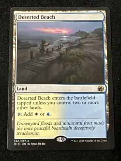Deserted Beach - 260/277 - Innistrad: Midnight Hunt - MTG - LP - Regular Rare - Image 1