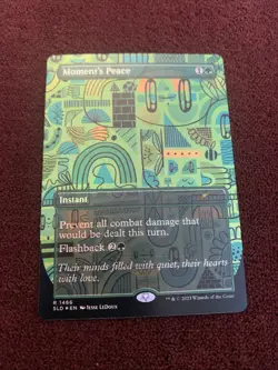 Moment's Peace (Rainbow Foil) Secret Lair Drop Foil - Image 1