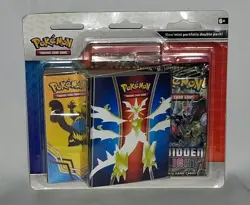 Pokemon TCG Mini Portfolio 2 Pack Blister Sun & Moon Forbidden Light - Image 1