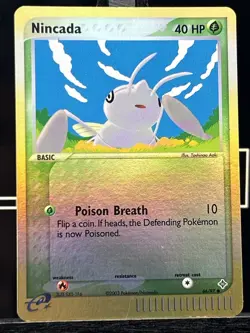 Nincada 66/97 EX Dragon Reverse Holo Common Pokemon TCG - Image 3