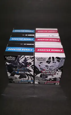 Pokemon TCG Black Bolt & White Flare - Lot of 6 Booster Bundles SEALED! - Image 1