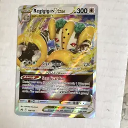 Pokemon Regigigas VSTAR 114/159 Crown Zenith Ultra Rare Holo Vstar 300HP EN - Image 1