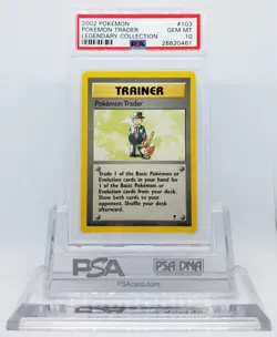 POKEMON LEGENDARY COLLECTION POKEMON TRADER TRAINER #103 PSA 10 GEM MINT #* - Image 2