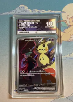 Pokemon Team Rocket’s Mimikyu 238/217 Ascended Heroes - GEM MINT ACE 10 🚀⭐ - Image 1