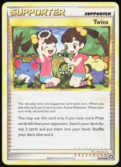 HGSS Triumphant Twins 89/102 Uncommon Pokemon MP - Image 1