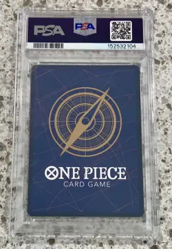 One Piece ST16-004 A Fist of Divine Speed - Shanks (SP Alternate Art) PSA 10 - Image 2
