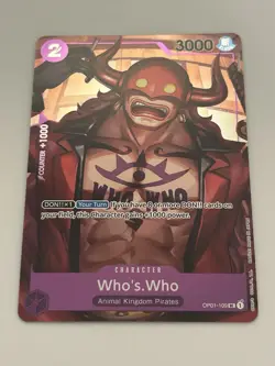 Who's.Who (Box Topper) OP01-109 Romance Dawn Foil - Image 1