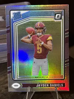 2024 Panini Donruss Optic - Rated Rookie Jayden Daniels #248 Holo Prizm (RC) NM+ - Image 1