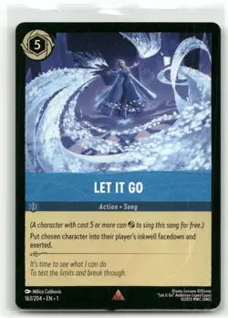 Let It Go 163/204 Rare The First Chapter Disney Lorcana TCG - Image 1