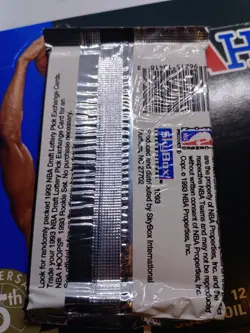 1993-94 Hoops Basketball Series 1 Factory Sealed NBA Cards - 1 Pack - 13 Cards - Image 3