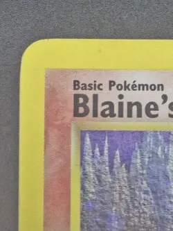 Pokemon TCG Blaine's Moltres Gym Heroes Holo Card 1/132 - Double Swirl 🌀🌀 - Image 2