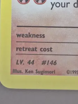 Pokemon TCG Blaine's Moltres Gym Heroes Holo Card 1/132 - Double Swirl 🌀🌀 - Image 5