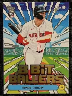 Roman Anthony 8 Bit RC 2026 Topps Series 1 Celebration 8B-7 Red Sox - Image 1