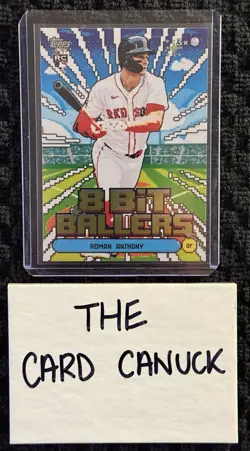 Roman Anthony 8 Bit RC 2026 Topps Series 1 Celebration 8B-7 Red Sox - Image 3