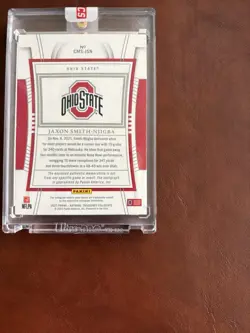 JAXON SMITH-NJIGBA 2023 National Treasures Collegiate Autograph Patch RC /10 - Image 4