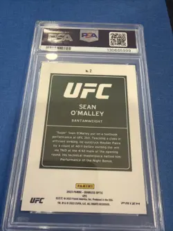 🔥 Sean O’Malley 2023 Donruss Optic UFC Downtown Case Hit! PSA 8🔥 - Image 2