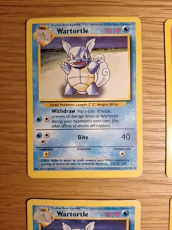 Pokemon Card Wotc 4 Card Bundle - Wartortle, Charmander, Charmeleon - Image 2