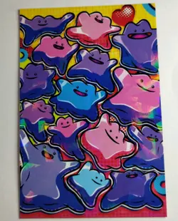 Ditto Cracked Ice Holo Full Art Rocket Team Card Database Pokemon Card - Image 1