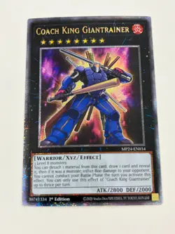 Yugioh - Coach King Giantrainer x 3 - 1st Edition QCR NM - Free Holo Card - Image 4