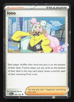 Iono 185/193 Miscellaneous Cards & Products NM Pokemon Card TCG - Image 1