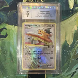 CGC 9 MINT Dragonite FB 56/147 Supreme Victors Cross Hatch Reverse Pokemon Card - Image 1