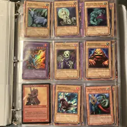 yugioh cards 1st edition 1996 Binder Full Over 300 Cards Great Shape - Image 1
