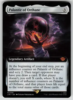 Palantir of Orthanc (Extended Art) The Lord of the Rings 381 MTG NM - Image 1