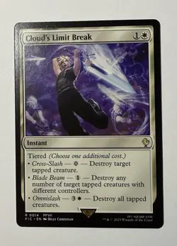 x1 Cloud's Limit Break R MTG Commander: Final Fantasy M/NM, English - Image 1