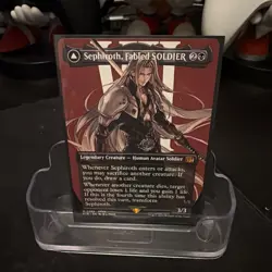 MTG Final Fantasy Sephiroth, Fabled SOLDIER Borderless Non-Foil Mythic M 0382 - Image 1