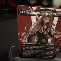 MTG Final Fantasy Sephiroth, Fabled SOLDIER Borderless Non-Foil Mythic M 0382 - Image 4
