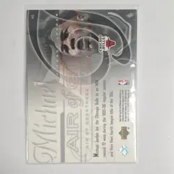 Upper Deck 1999-00 Michael Jordan #145 Chicago Bulls Air of Greatness NBA - Image 2