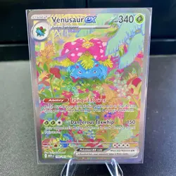 Venusaur ex 198/165 SIR Scarlet & Violet 151 Special Illustration Rare Holo NM - Image 1