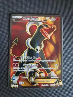 Pokemon Cards - Houndoom EX Full Art Ultra Rare Breakthrough 153/162 NM- - Image 3