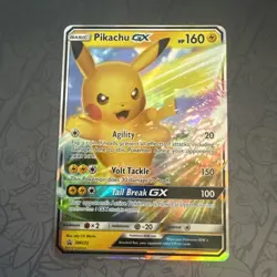 Pokemon Pikachu GX SM232 Black Star Promo Holo Card Sun & Moon - Image 1
