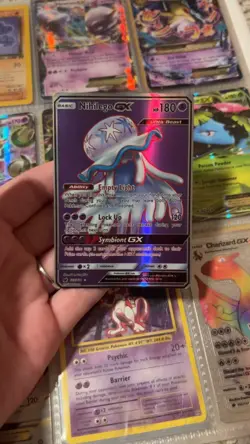 Pokemon TCG Nihilego GX Crimson Invasion 103/111 Holo Ultra Rare - Image 1